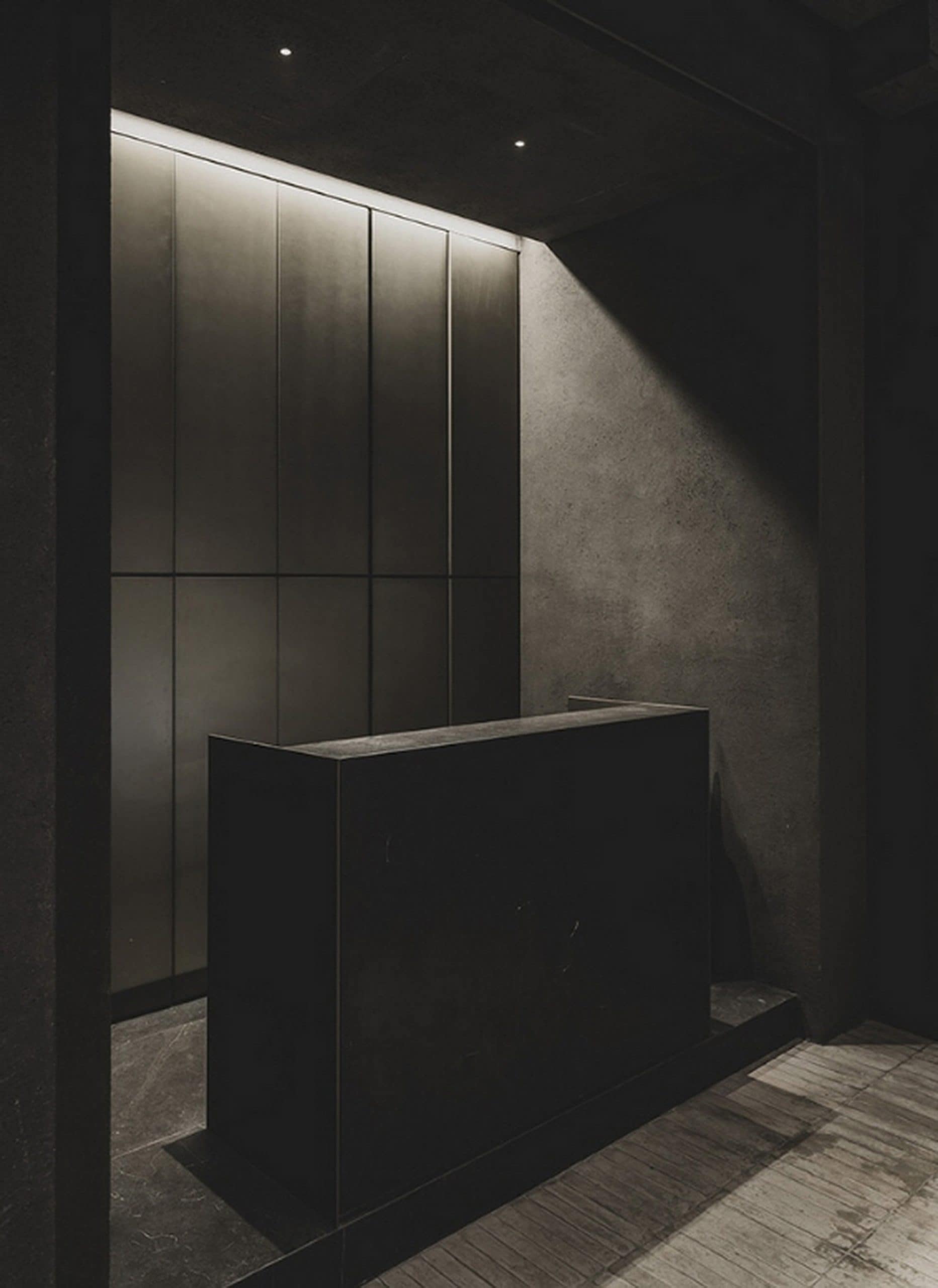Hotel Scenario in ROme by MORQ made with MultiTerra Wabi Pepe Nero, photo by Giulio Aristide