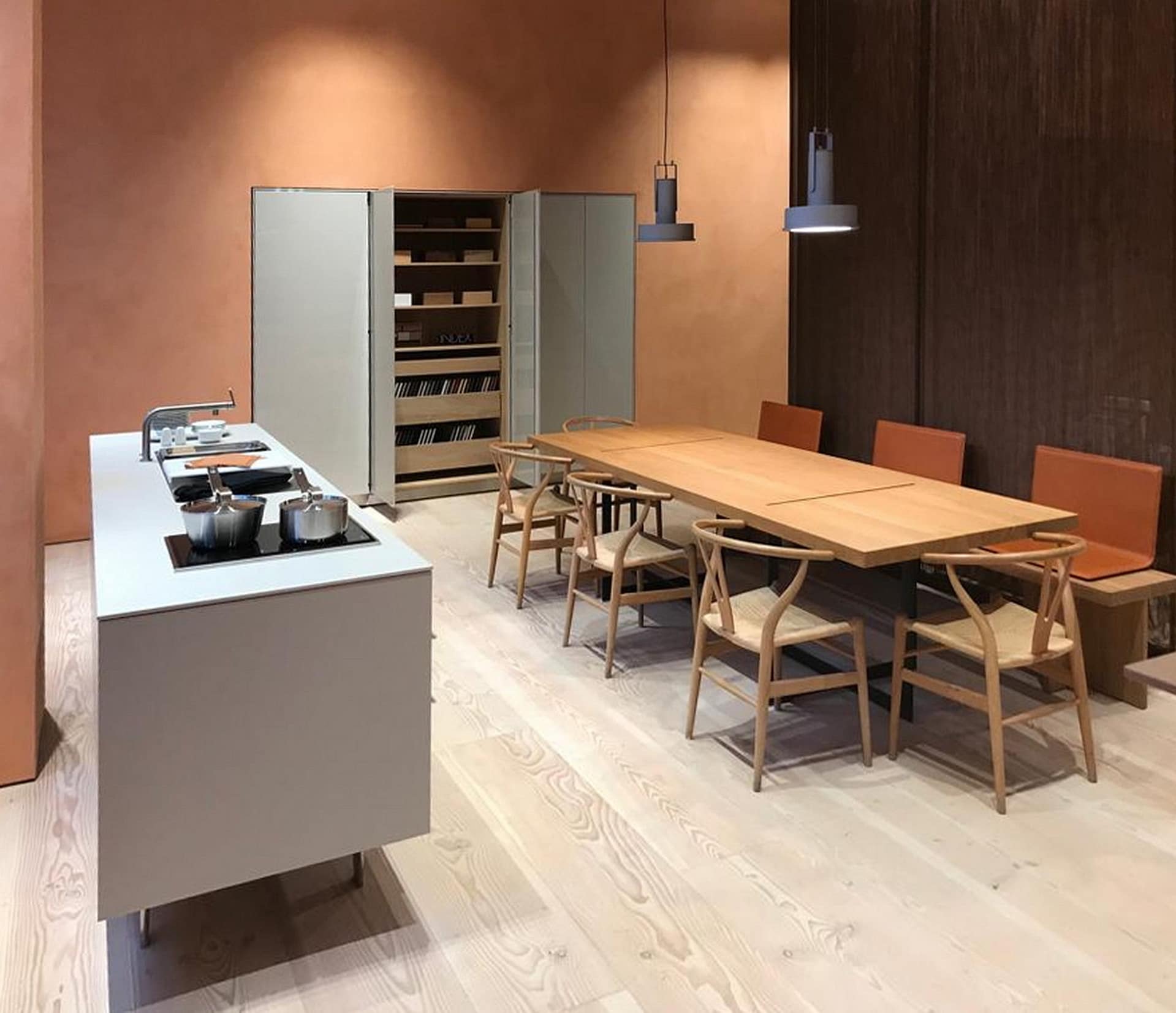 Showroom Bulthaup New York by Bulthaup Corporate Architecture, made with TerraCalix Smooth Custom