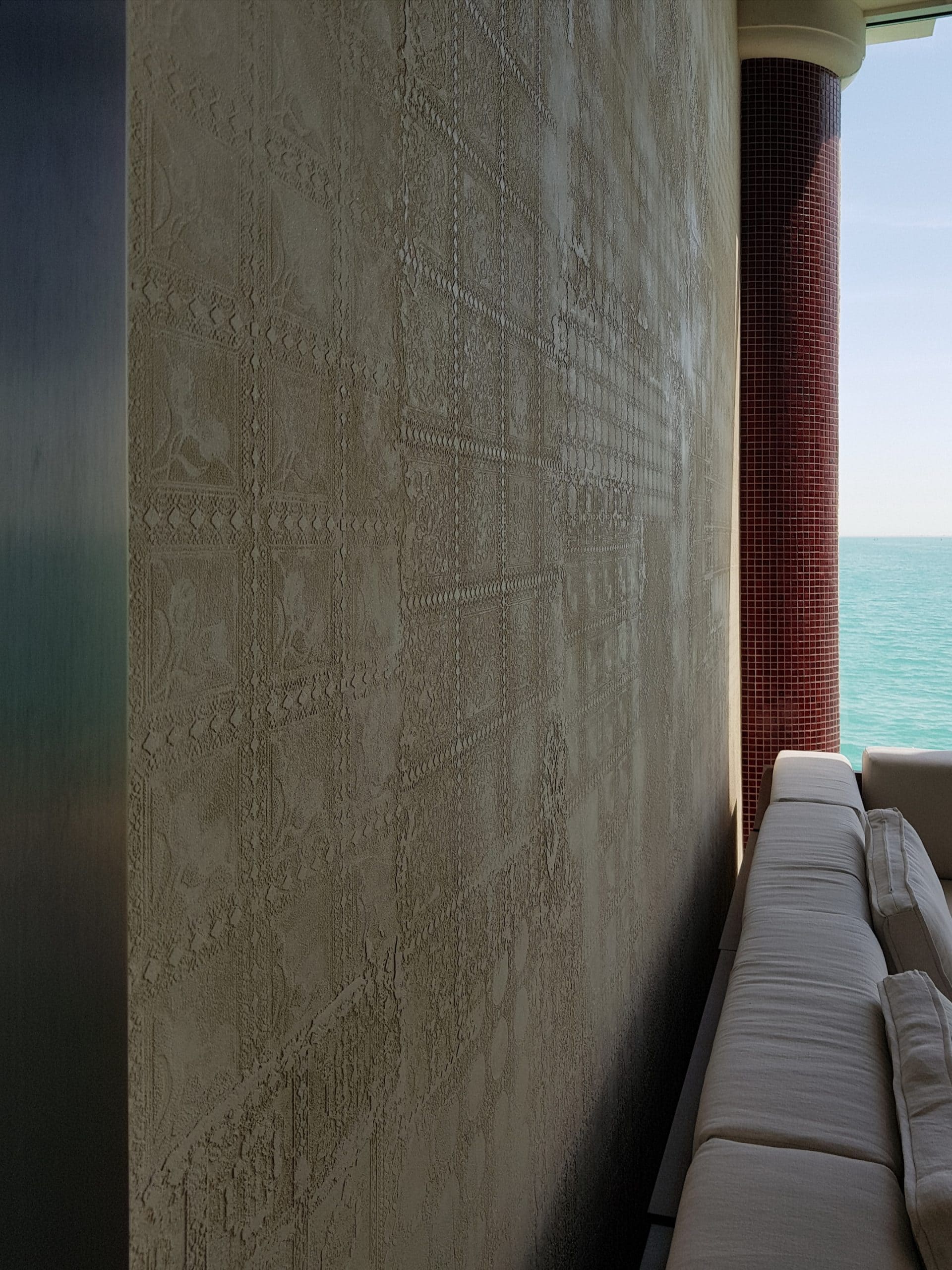 Marsa Katara restaurant in Doha, Qatar, by AlMana Group made with Terra Evoca 2 Layers Custom