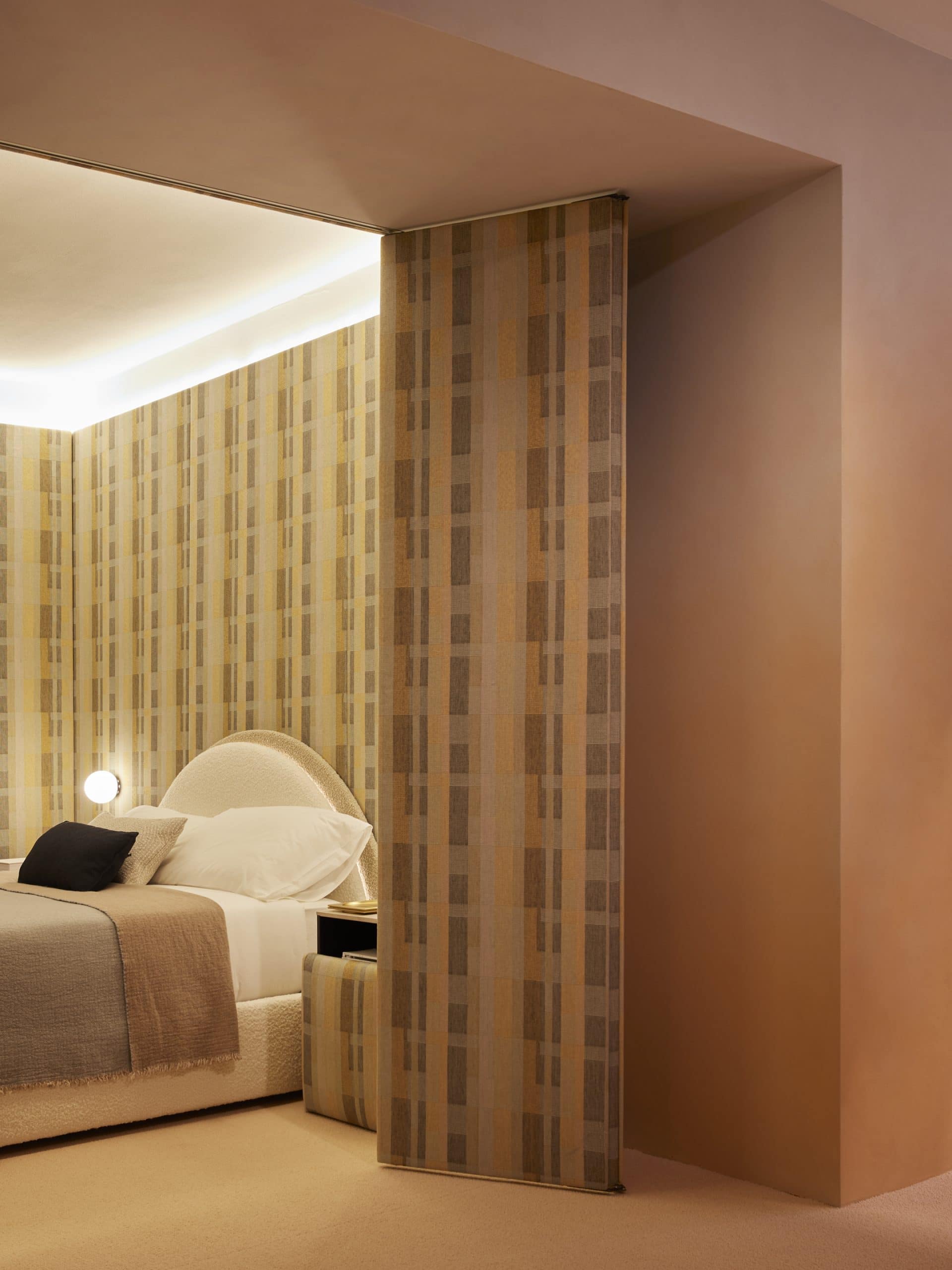 TerraSilk Smooth clay paint and TerraVista Plus Smooth reinforced raw earth finishing plaster, both custom color, for the BolzanSpace showroom in Milan. Project by Zanellato/Bortotto, Photography by Omar Sartor